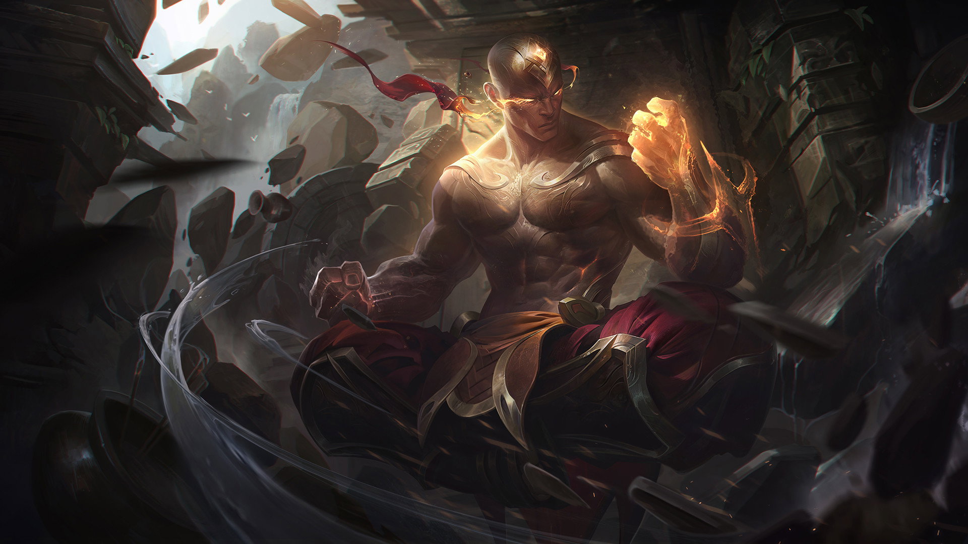 Lee Sin Centered the centerpiece of Riftbound’s Unleashed Nexus Night promos