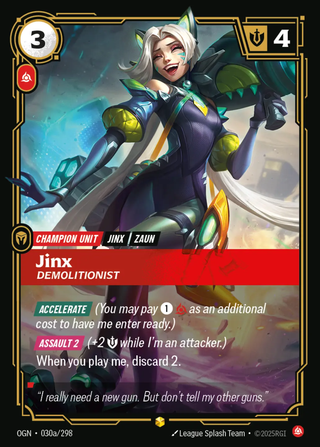 Jinx, Demolitionist (Alt Art)