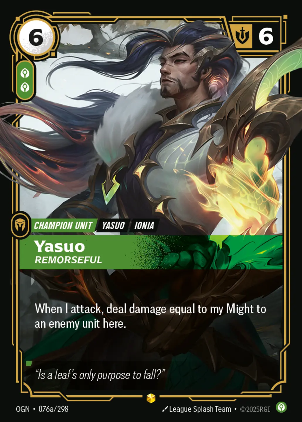 Yasuo - Remorseful