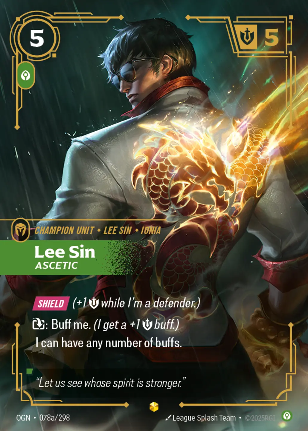Lee Sin, Ascetic (Alt Art)