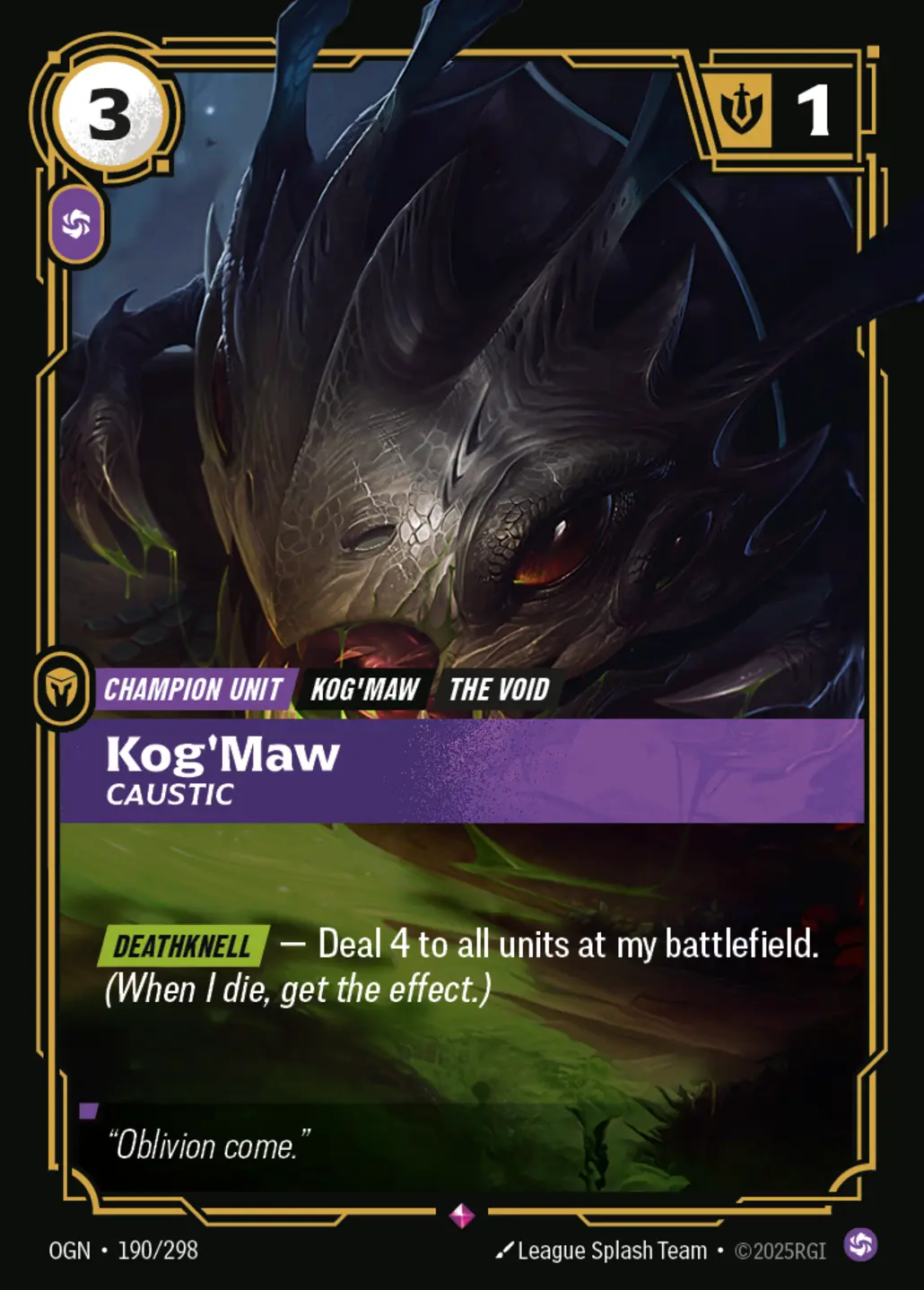 Kog’Maw, Caustic