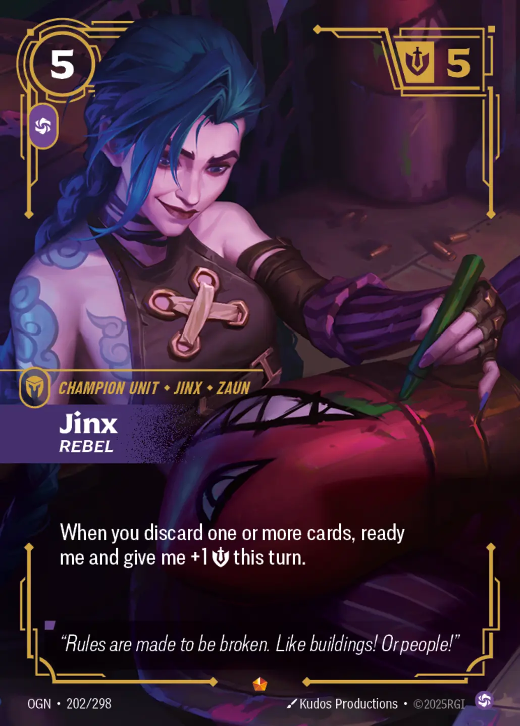 Jinx, Rebel