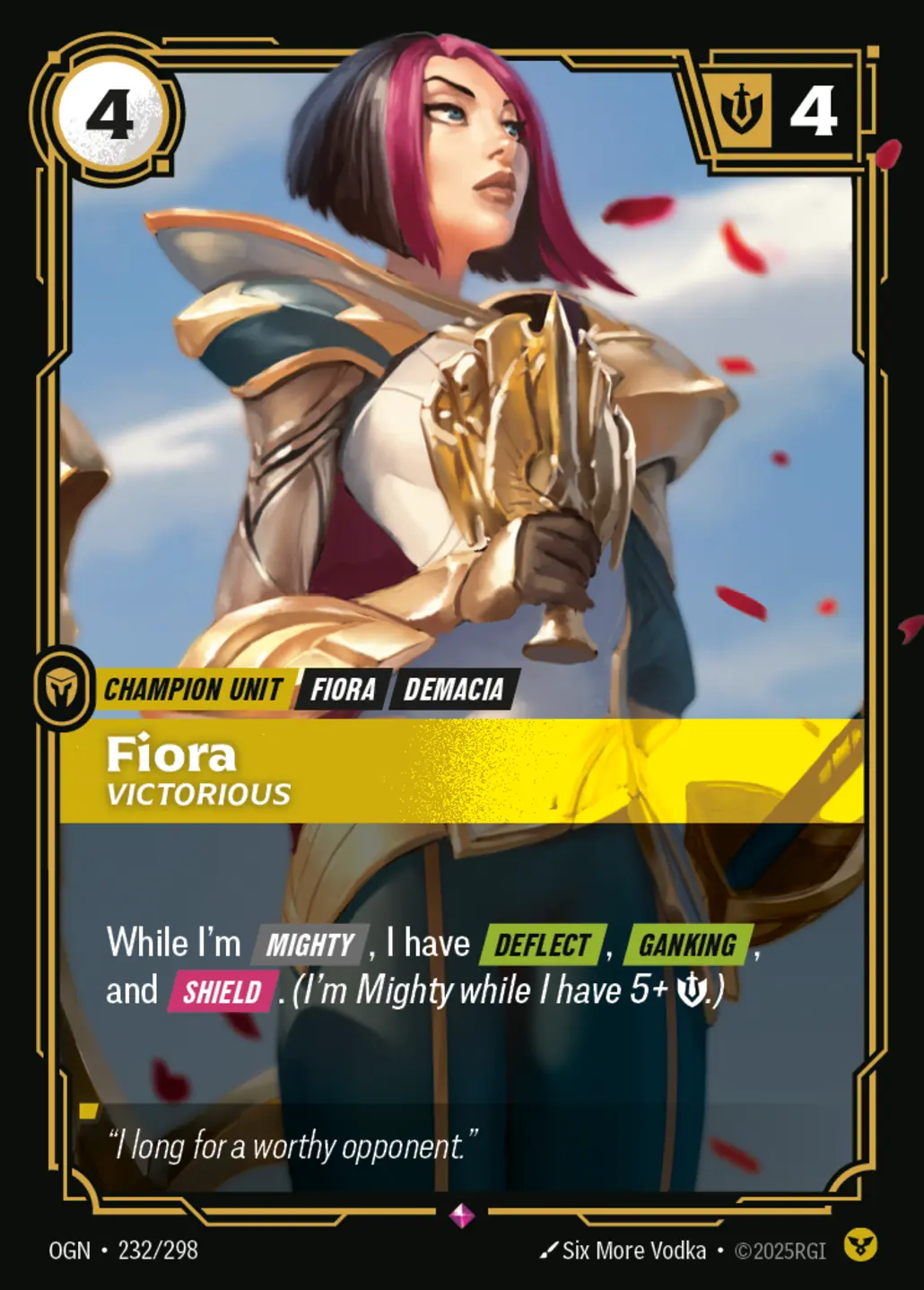 Fiora, Victorious
