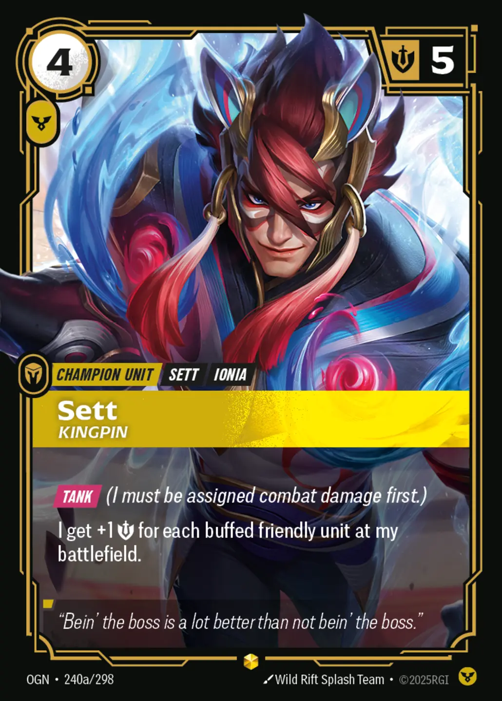 Sett, Kingpin (Alt Art)
