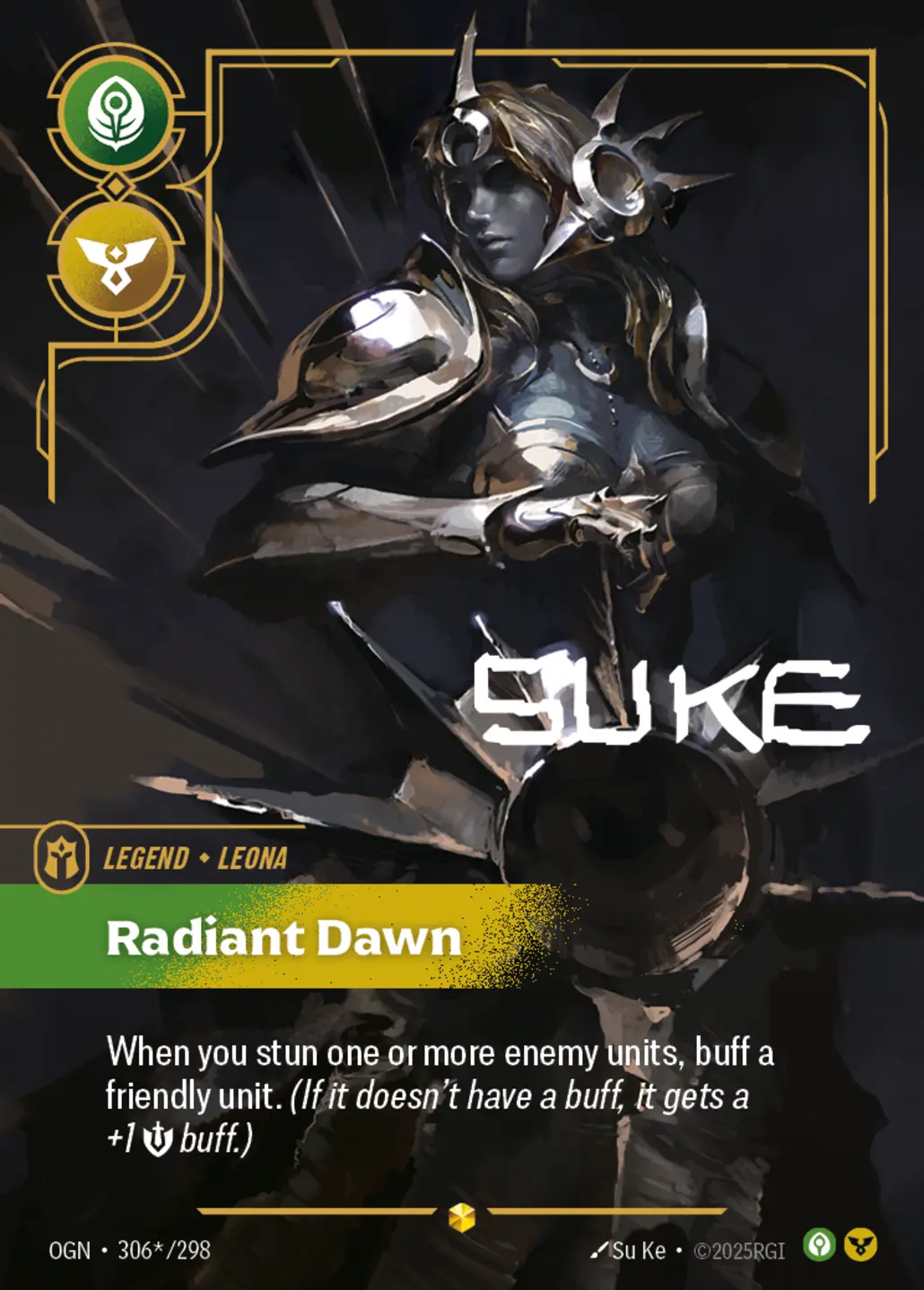 Origins (OGN) · Leona, Radiant Dawn · #306 (Signed)