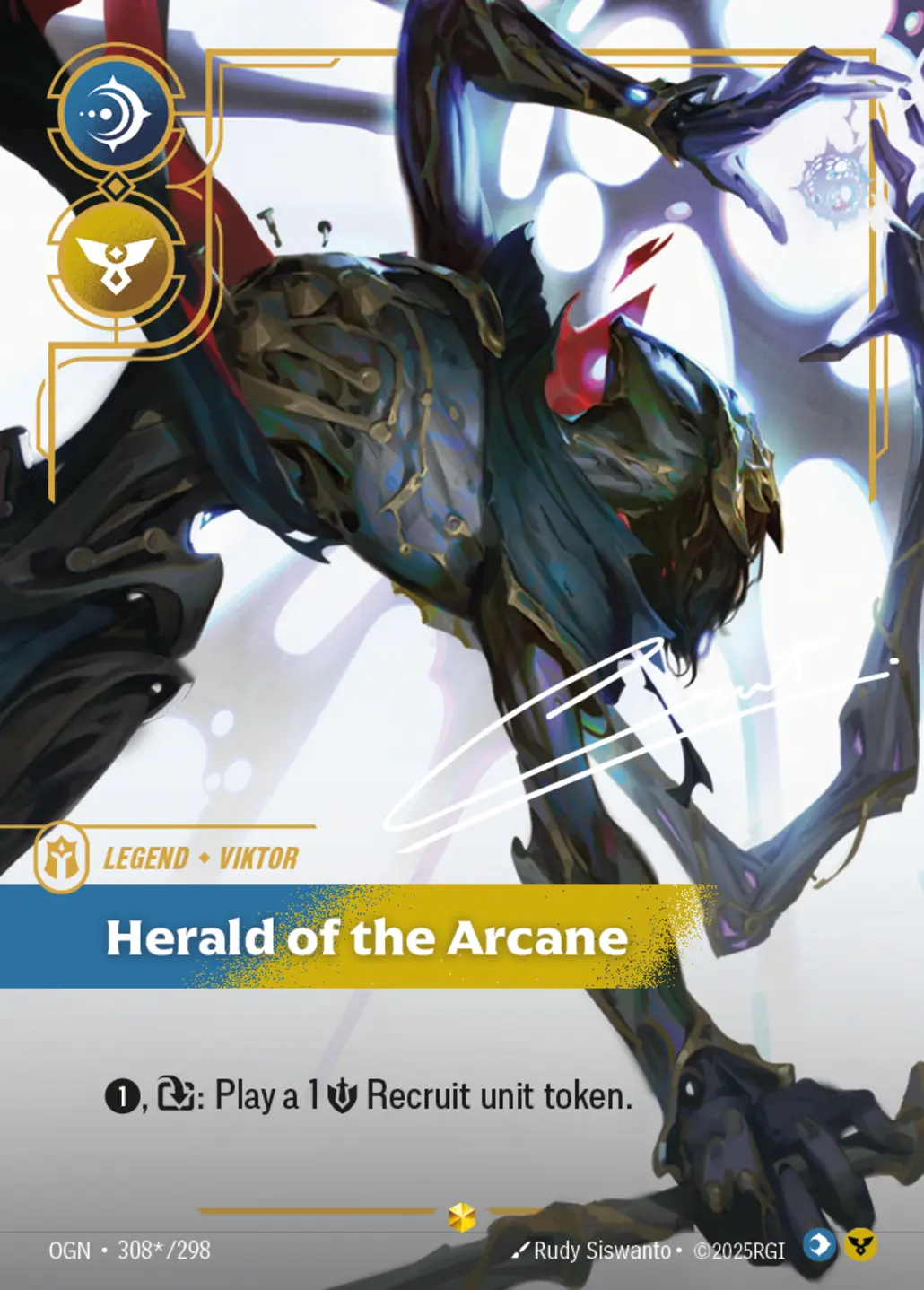 Origins (OGN) · Viktor, Herald of the Arcane · #308 (Signed)