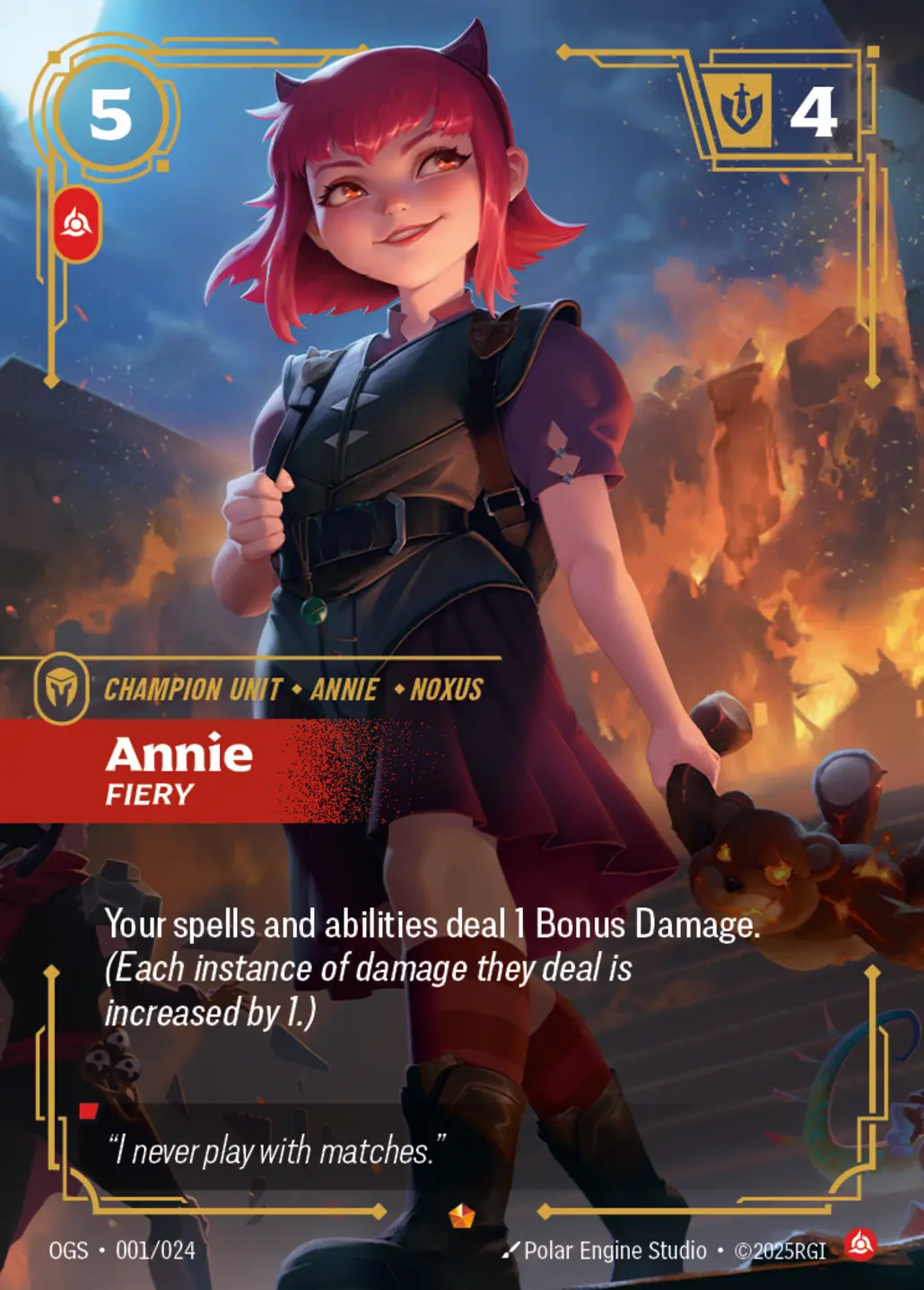 Proving Grounds (OGS) · Annie, Fiery · #1