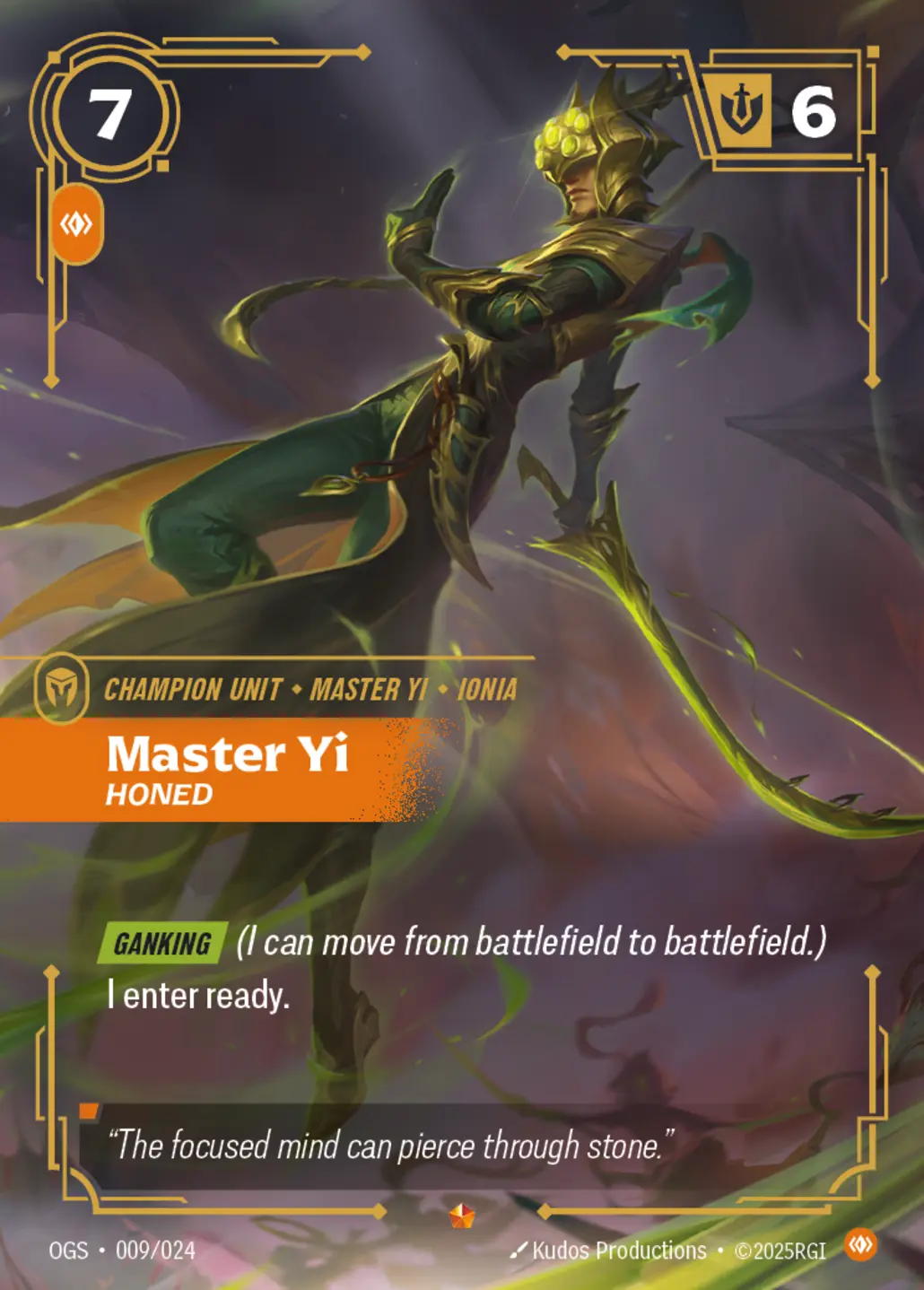 Proving Grounds (OGS) · Master Yi, Honed · #9