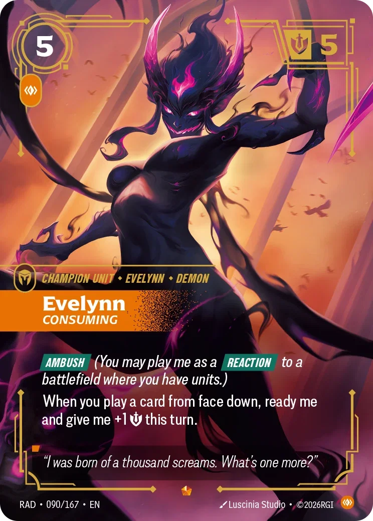 Showdown Champion Deck - Evelynn, Agony's Embrance by Karnaj - Custom ...