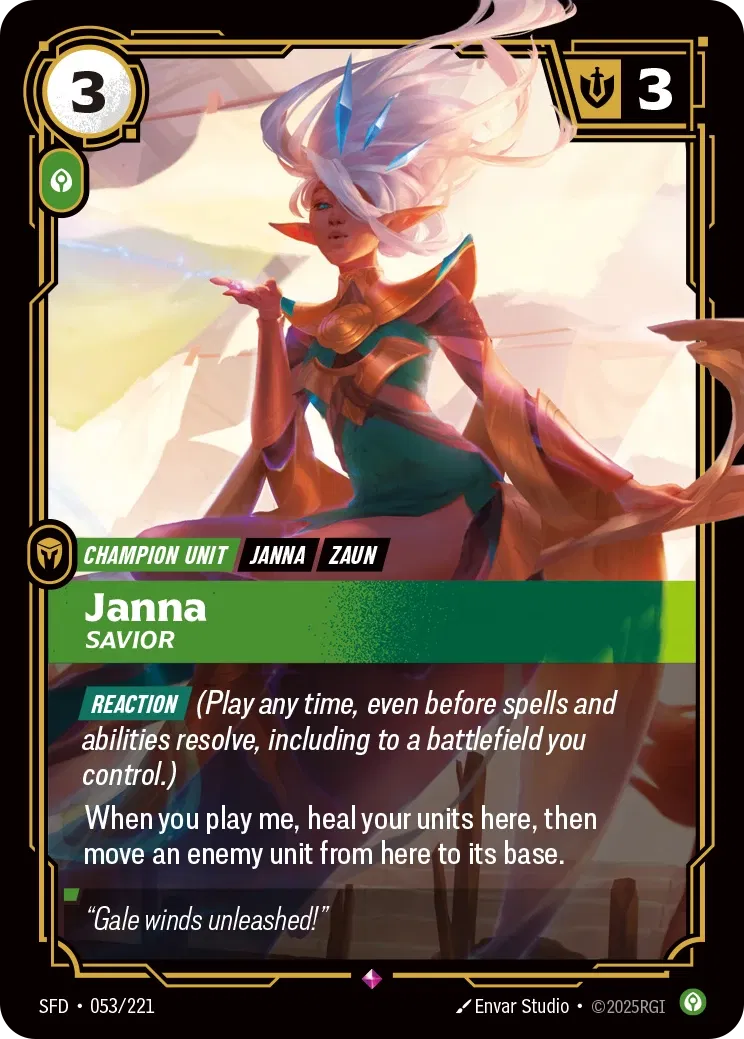 Janna, Savior