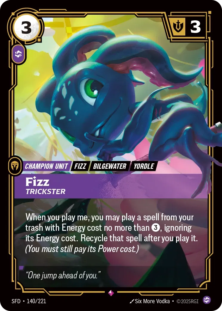 Fizz, Trickster