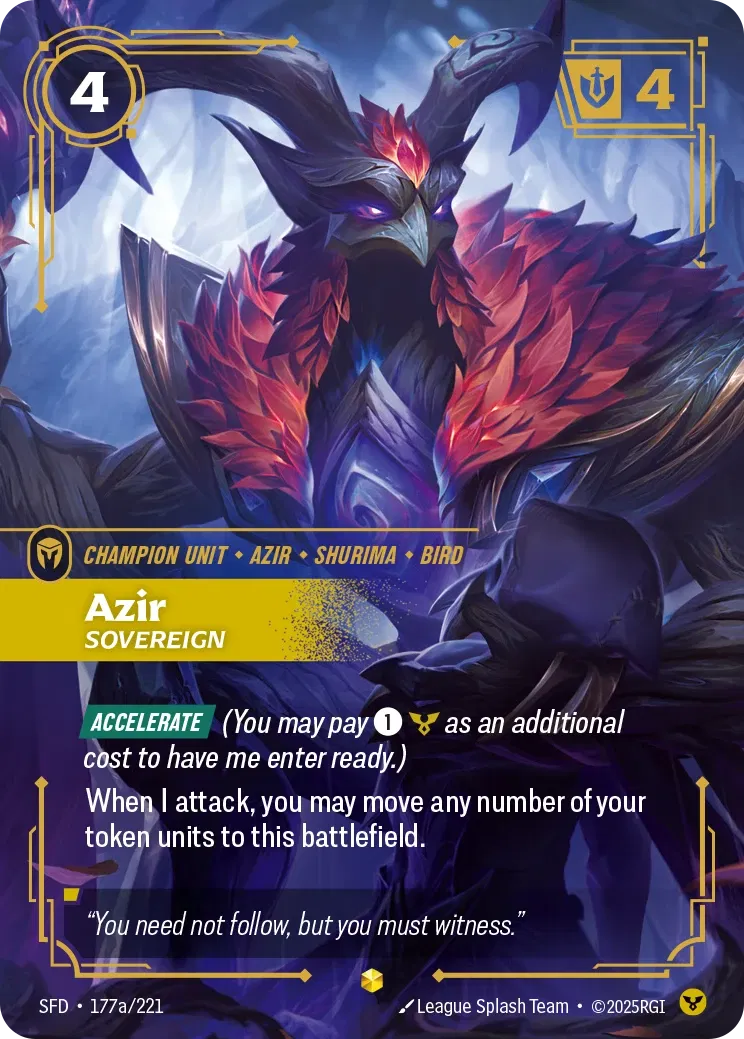 Azir, Sovereign