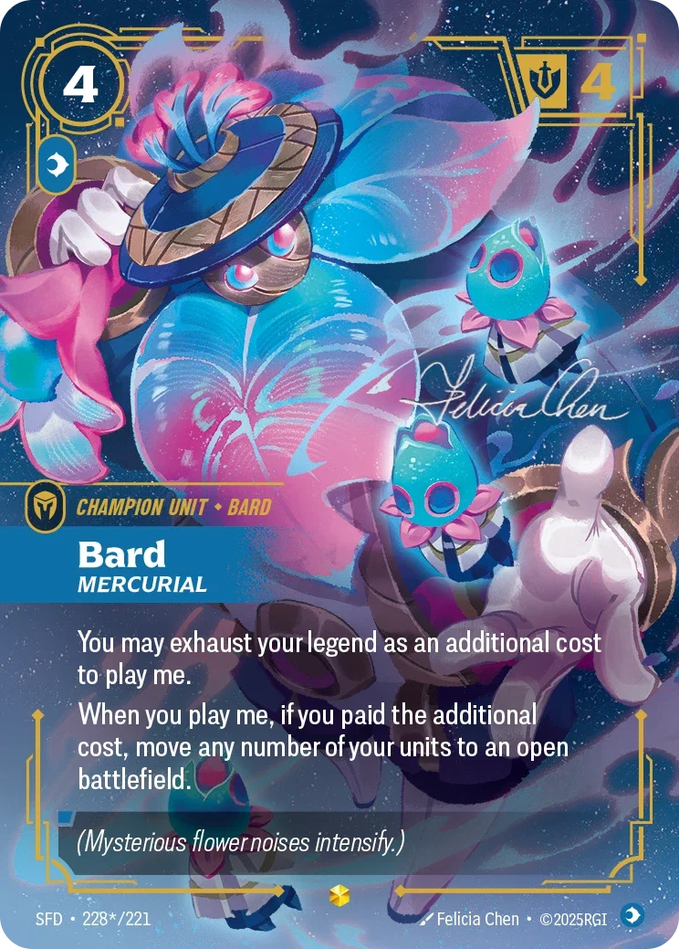Spiritforged (SFD) · Bard, Mercurial · #228 (Signed)