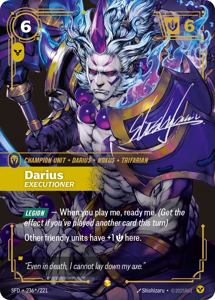 Spiritforged (SFD) · Darius, Executioner · #236 (Signed)