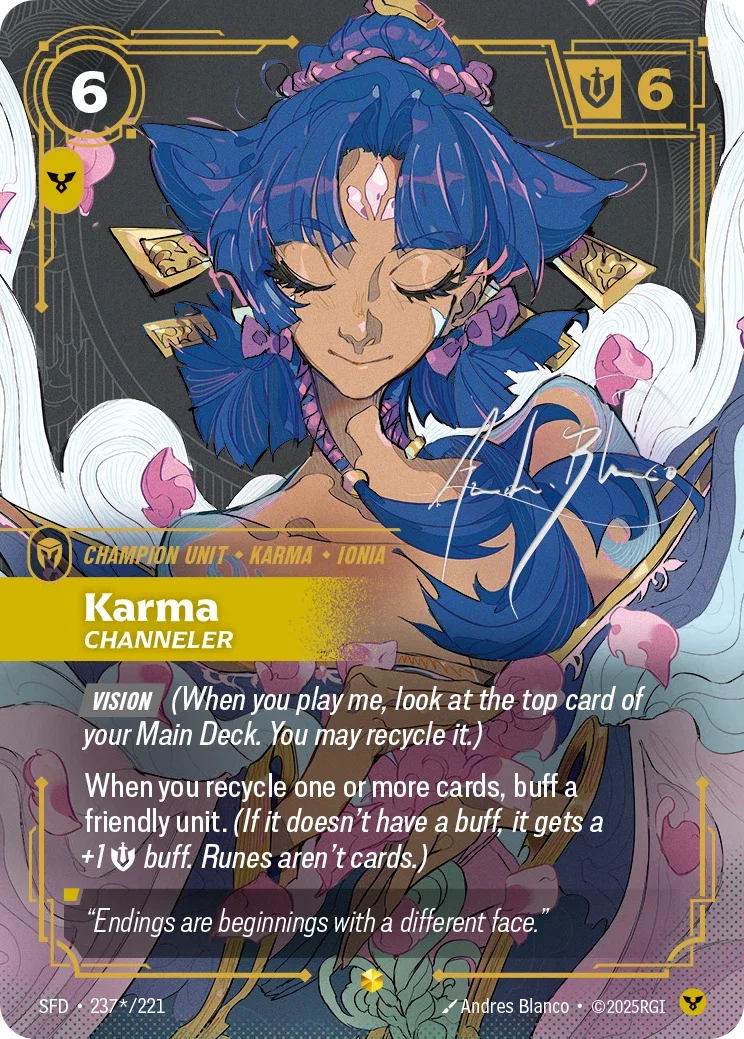 Spiritforged (SFD) · Karma, Channeler · #237 (Signed)