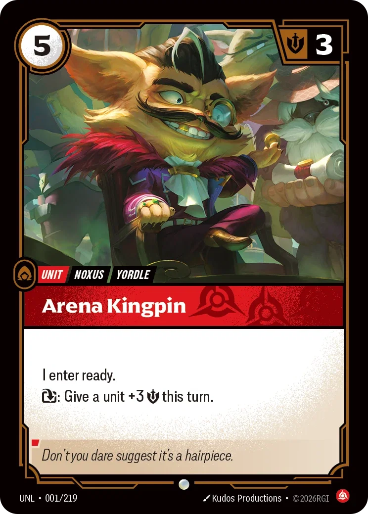 Unleashed (UNL) · Arena Kingpin · #1