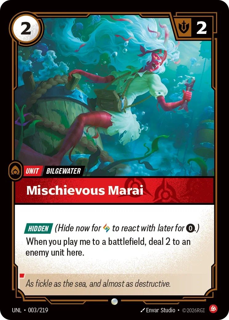 Unleashed (UNL) · Mischievous Marai · #3