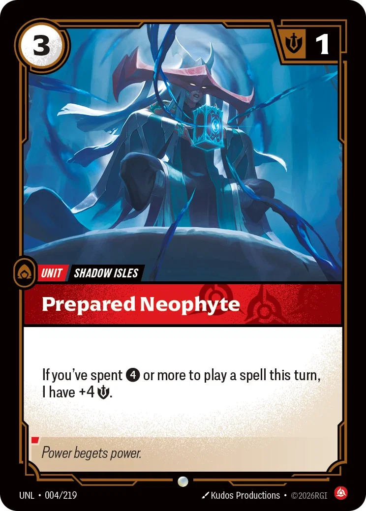 Unleashed (UNL) · Prepared Neophyte · #4