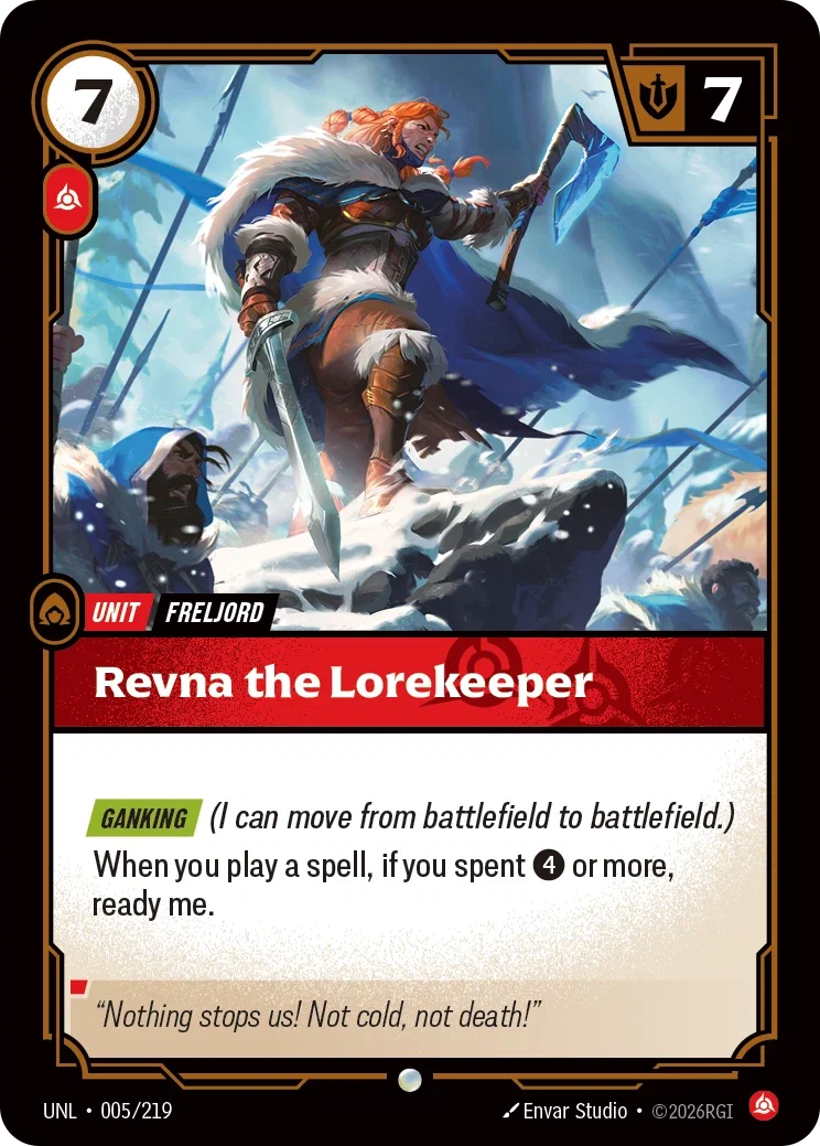Unleashed (UNL) · Revna the Lorekeeper · #5