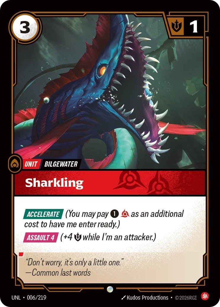 Unleashed (UNL) · Sharkling · #6
