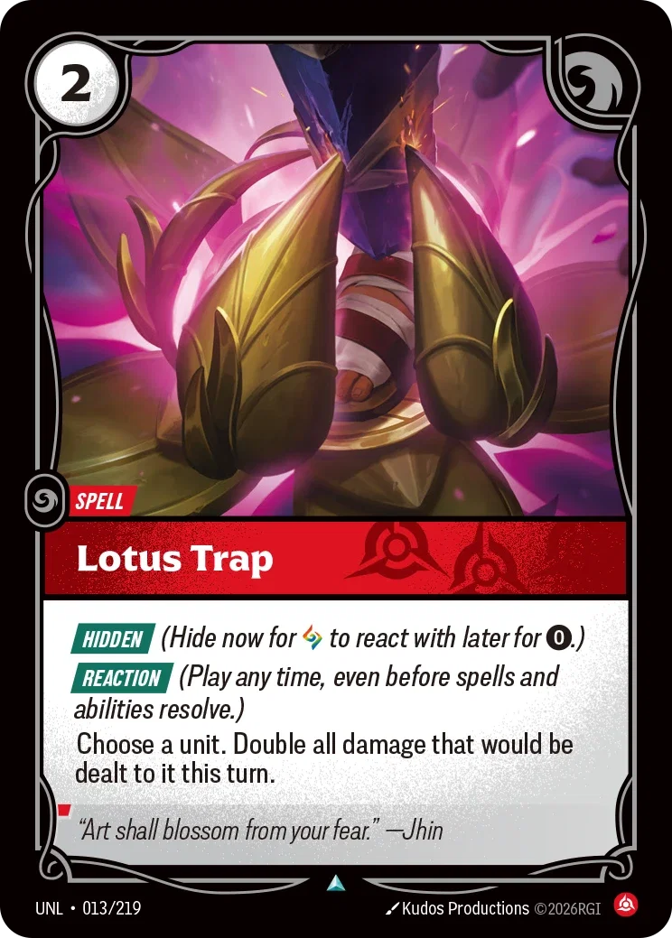 Unleashed (UNL) · Lotus Trap · #13