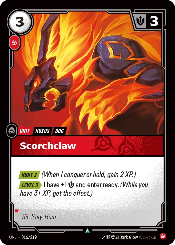 Unleashed (UNL) · Scorchclaw · #16