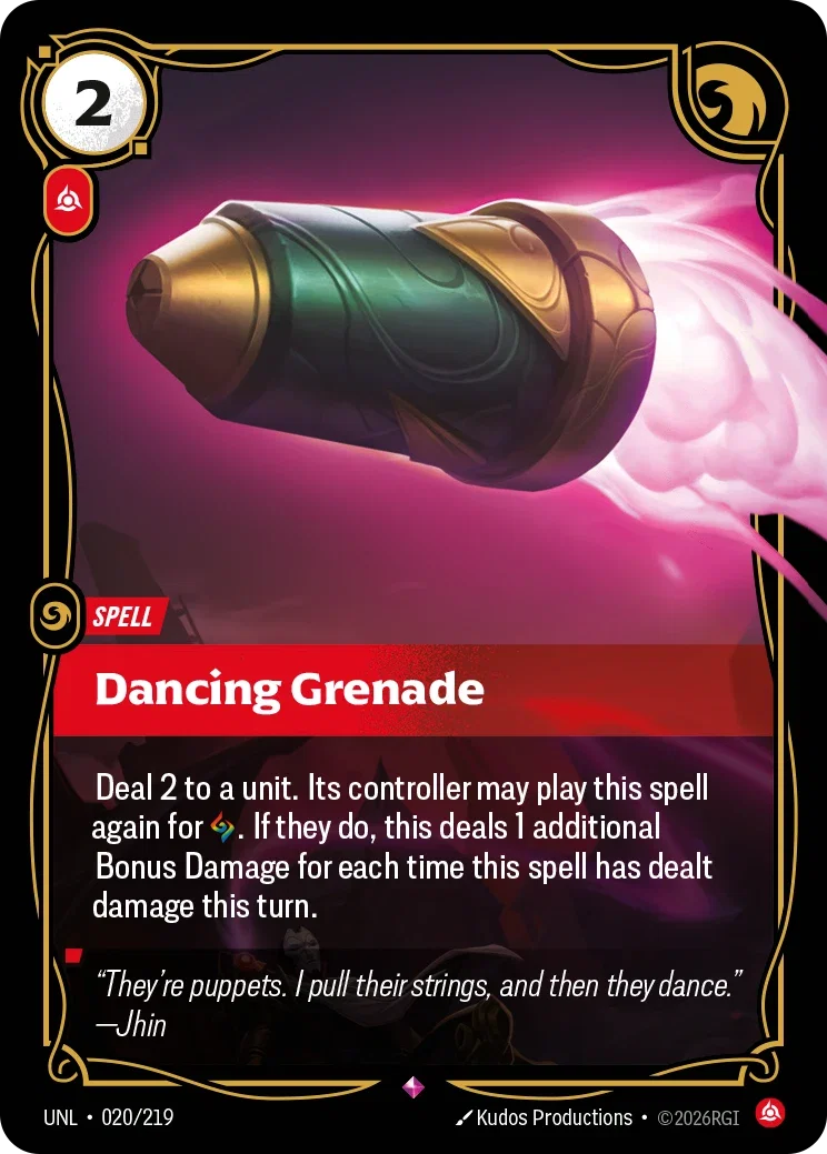 Unleashed (UNL) · Dancing Grenade · #20