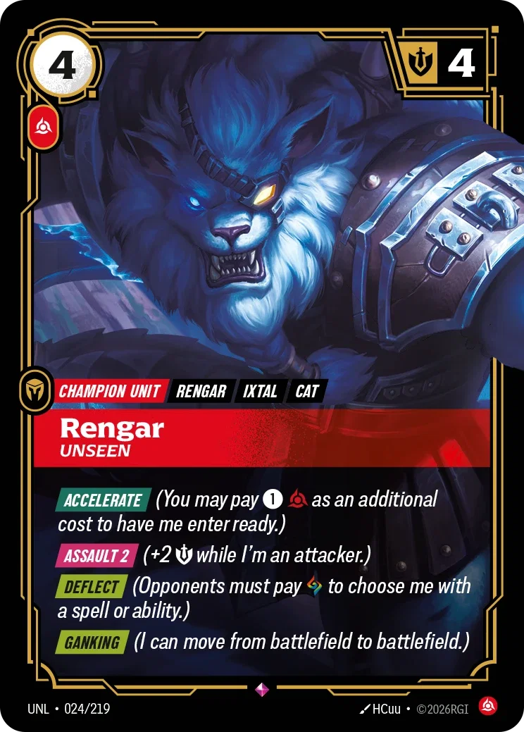 Unleashed (UNL) · Rengar, Unseen · #24