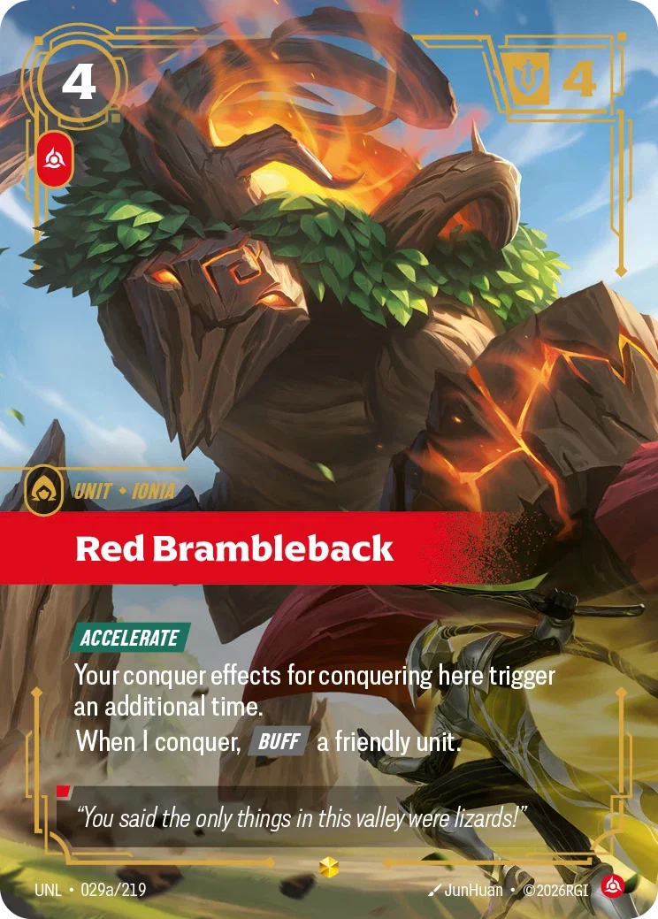 Unleashed (UNL) · Red Brambleback · #29 (Alt Art)