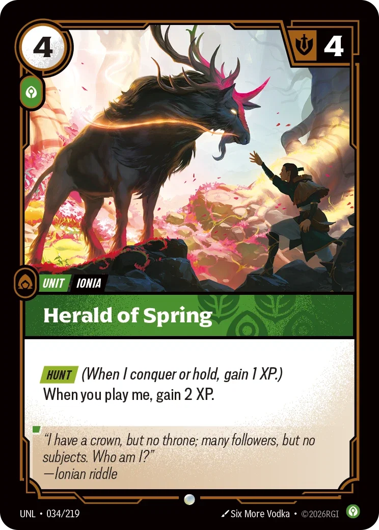 Unleashed (UNL) · Herald of Spring · #34