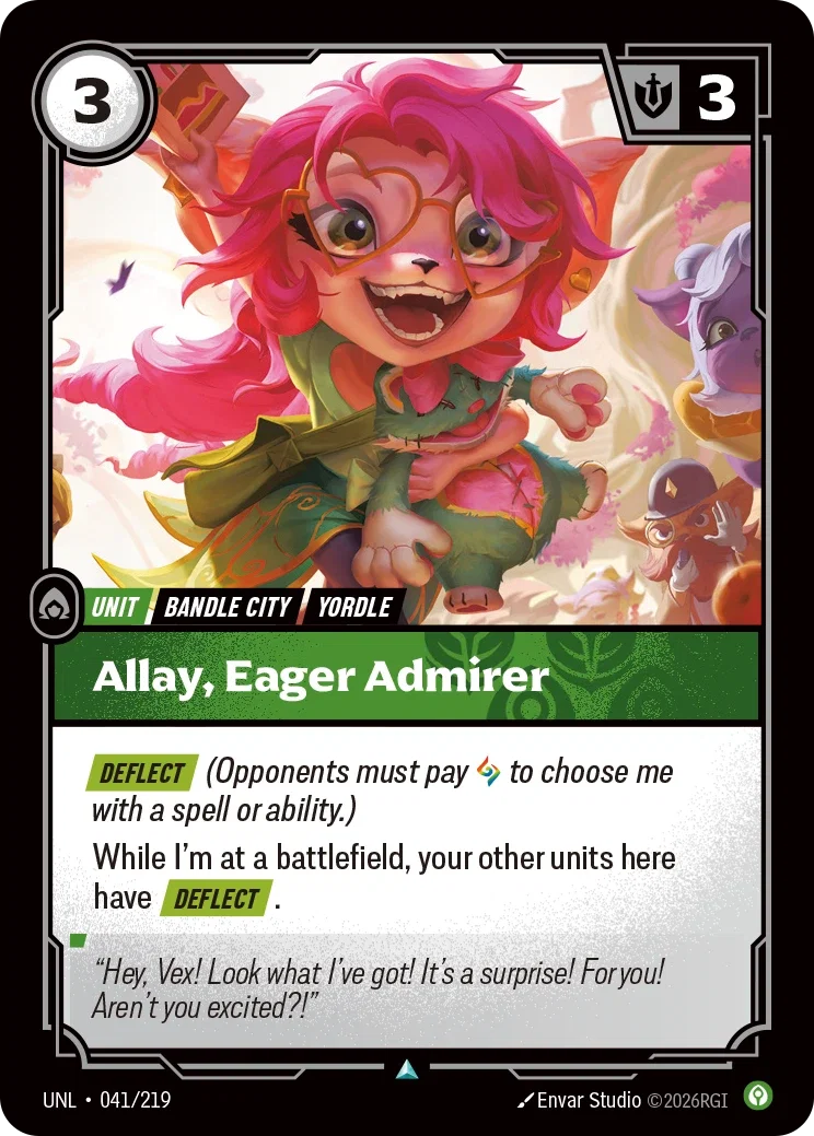 Unleashed (UNL) · Allay, Eager Admirer · #41
