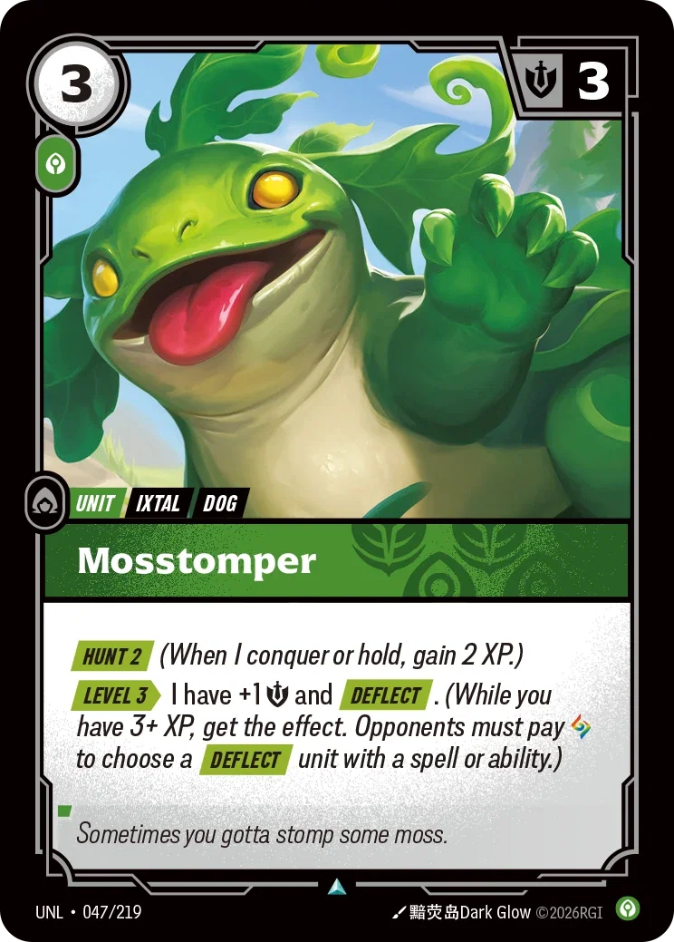 Unleashed (UNL) · Mosstomper · #47