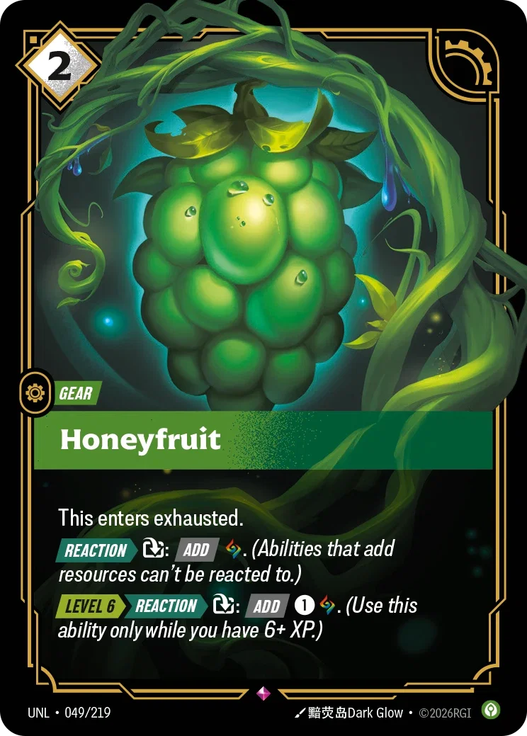 Unleashed (UNL) · Honeyfruit · #49
