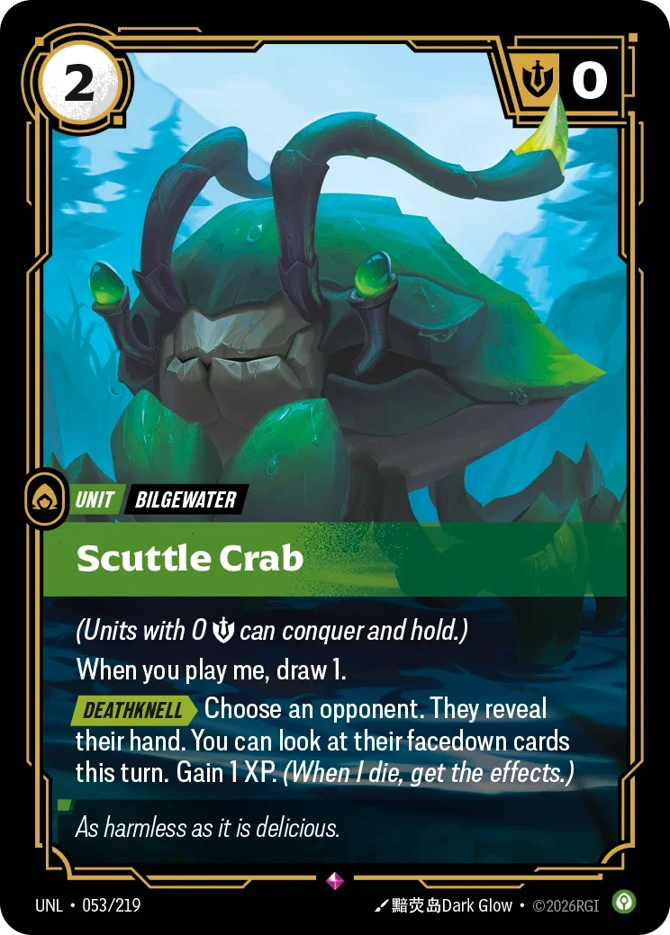 Unleashed (UNL) · Scuttle Crab · #53