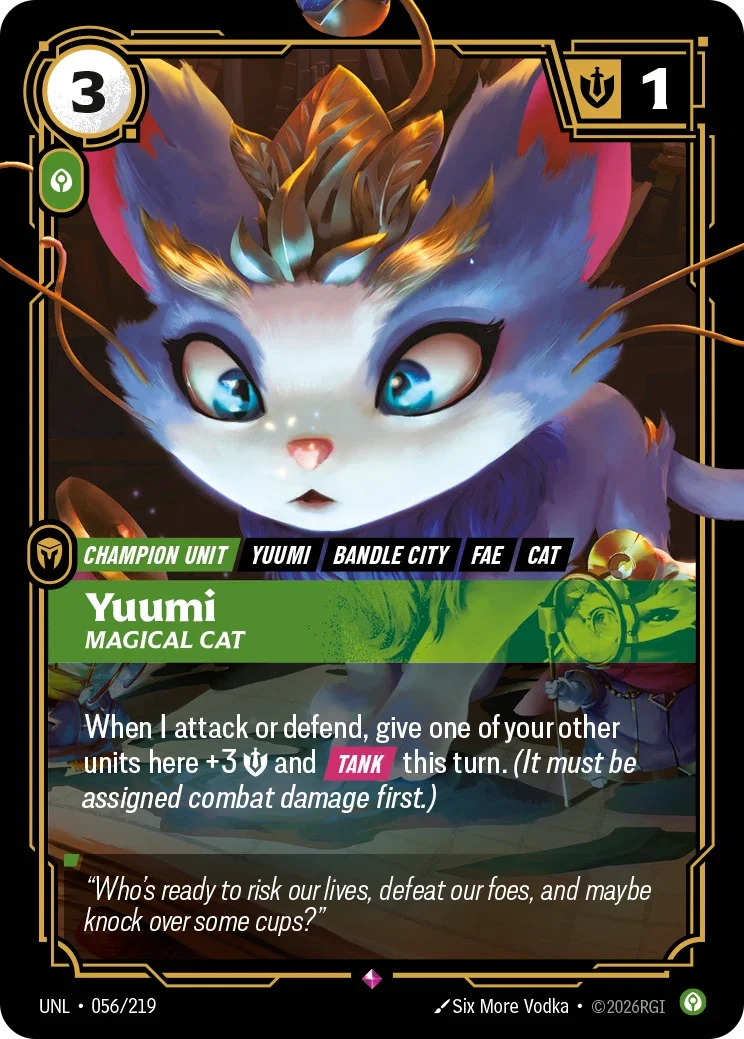 Unleashed (UNL) · Yuumi, Magical Cat · #56