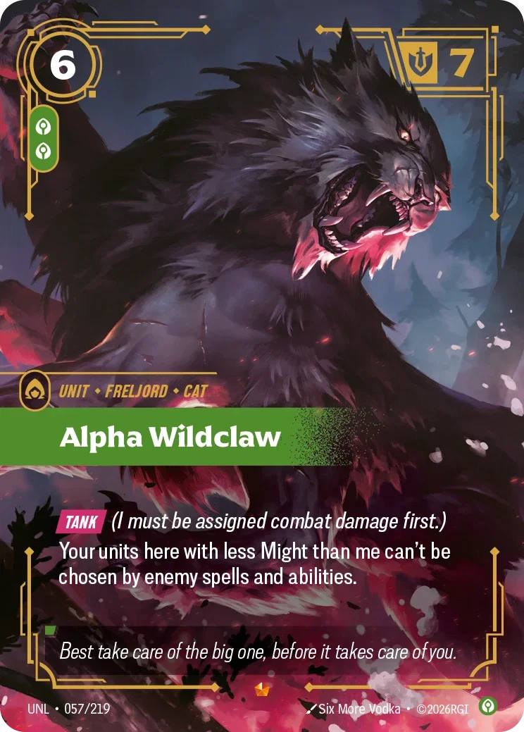 Unleashed (UNL) · Alpha Wildclaw · #57