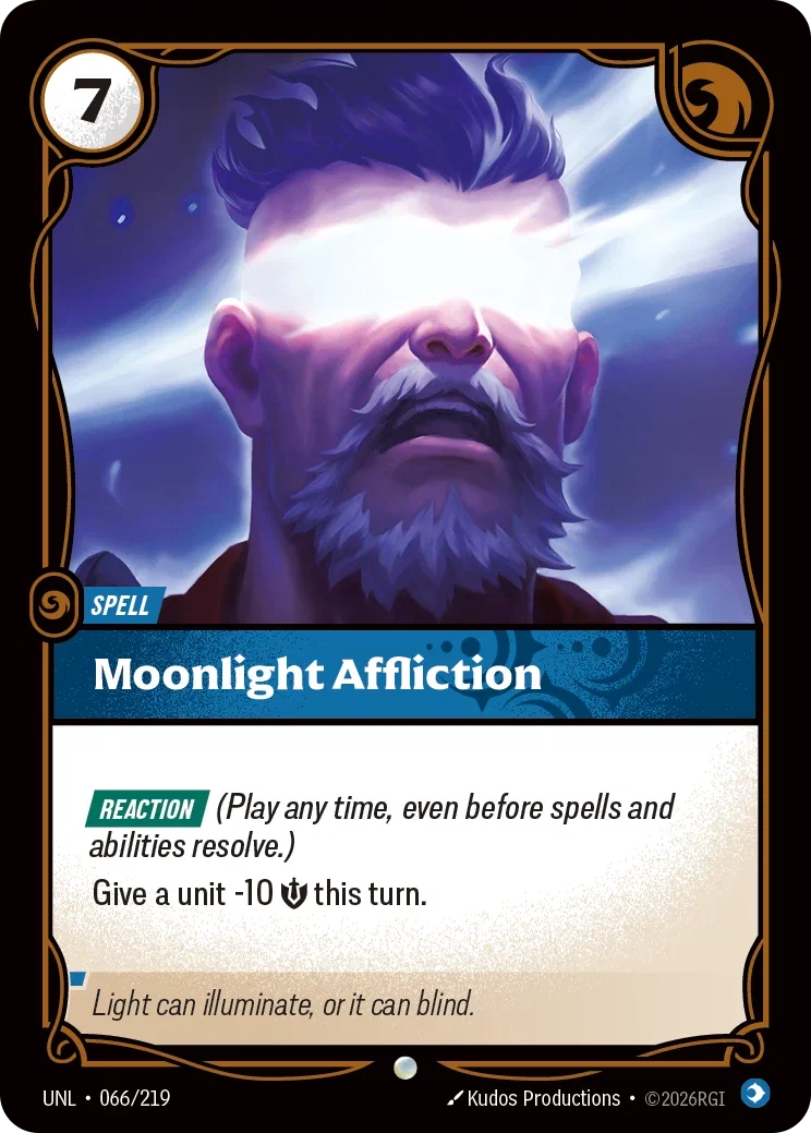 Unleashed (UNL) · Moonlight Affliction · #66