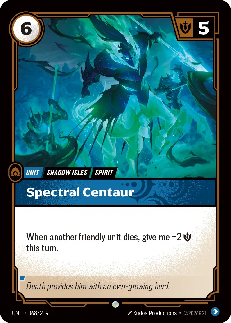 Unleashed (UNL) · Spectral Centaur · #68