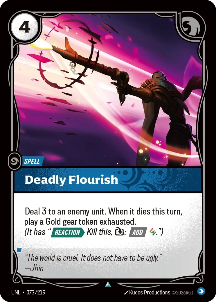 Unleashed (UNL) · Deadly Flourish · #73