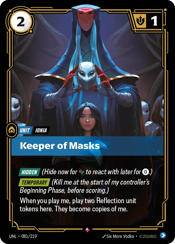Unleashed (UNL) · Keeper of Masks · #81