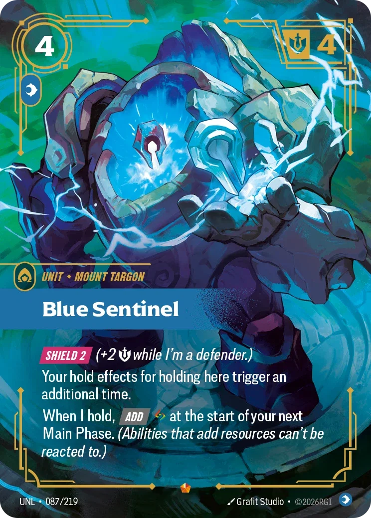 Unleashed (UNL) · Blue Sentinel · #87