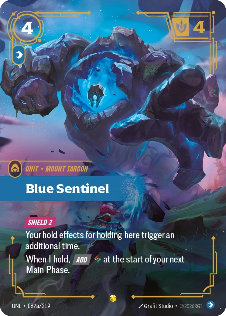 Unleashed (UNL) · Blue Sentinel · #87 (Alt Art)