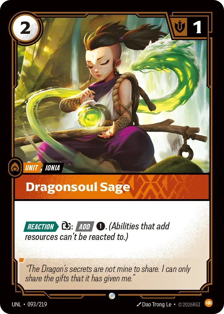 Unleashed (UNL) · Dragonsoul Sage · #93