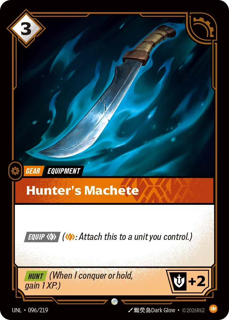 Unleashed (UNL) · Hunter's Machete · #96