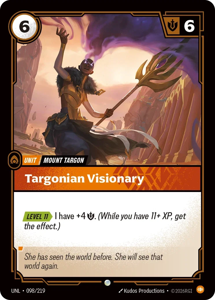 Unleashed (UNL) · Targonian Visionary · #98