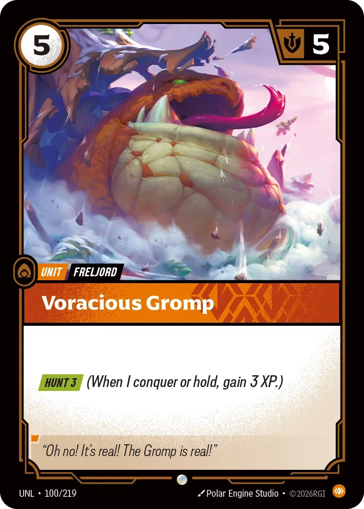 Unleashed (UNL) · Voracious Gromp · #100