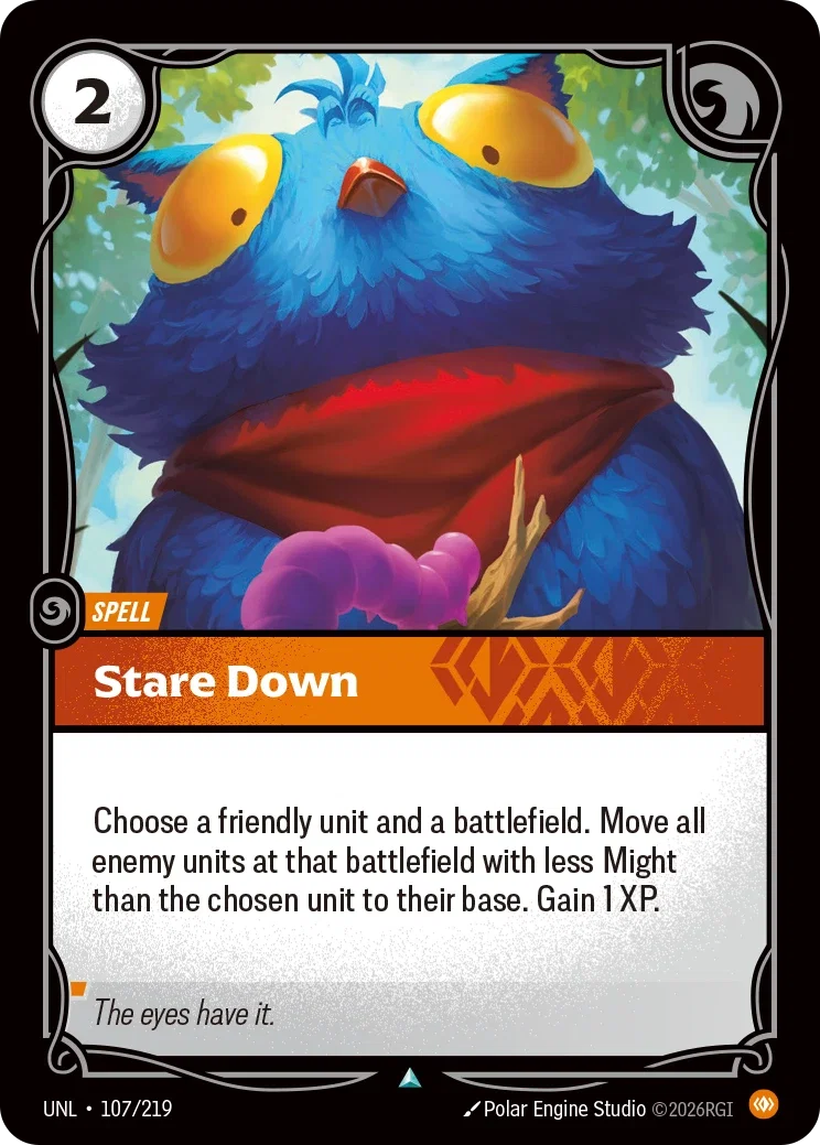Unleashed (UNL) · Stare Down · #107