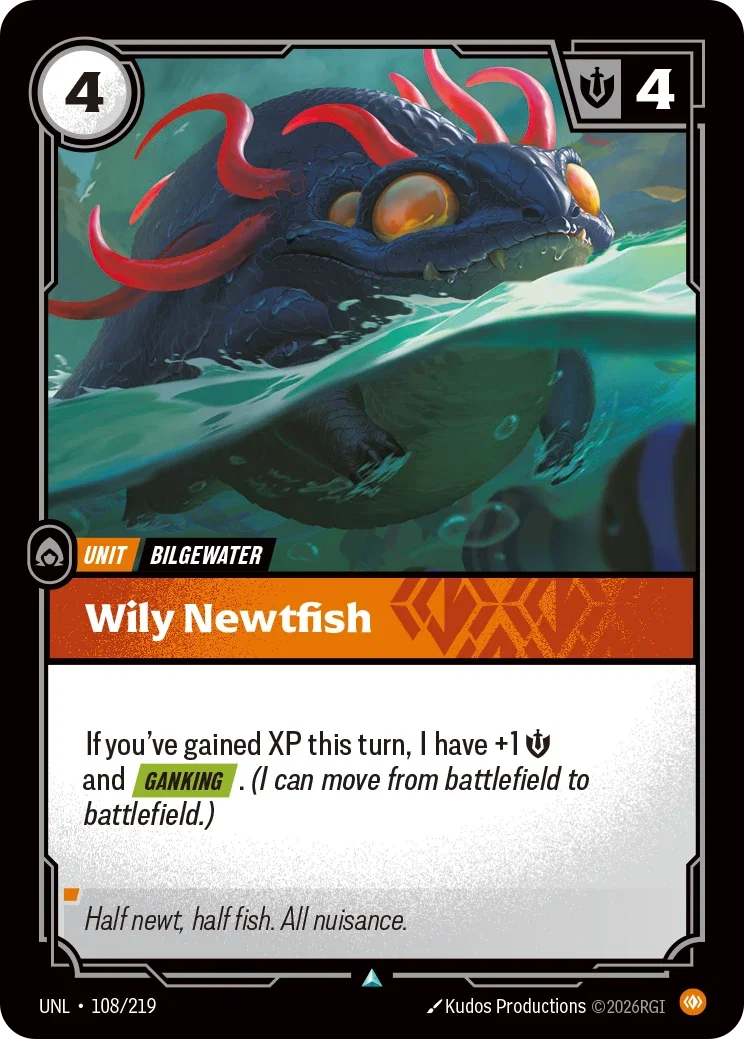Unleashed (UNL) · Wily Newtfish · #108