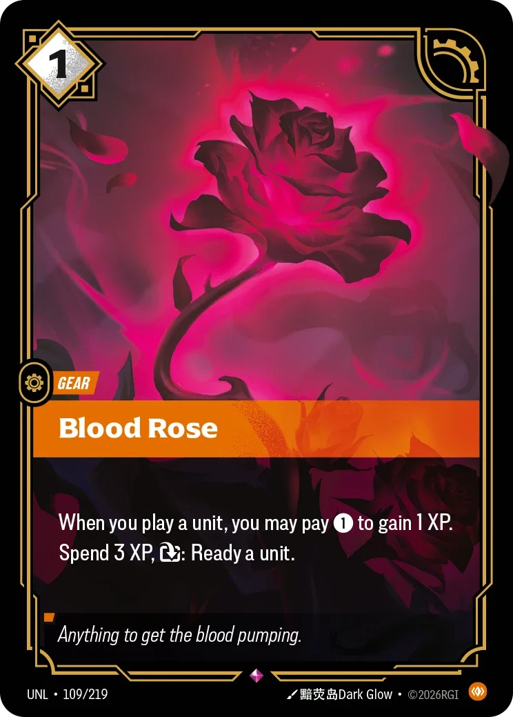 Unleashed (UNL) · Blood Rose · #109