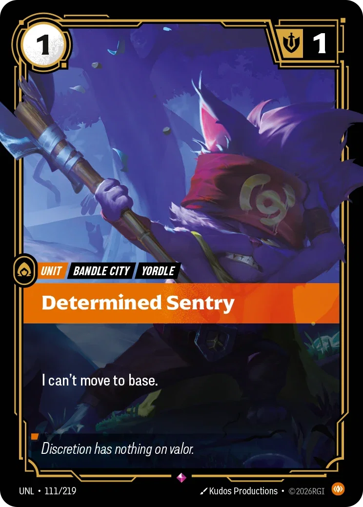 Unleashed (UNL) · Determined Sentry · #111